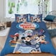 thumbnail image 2 of La Casa de Ratón de Disney Conjunto de sábanas temático, trío de piezas, cómodo y amigable con la piel, diseño único, regalo de decoración para el hogar para familiares, amigos y fans, 90 cm * 190 cm, 2 of 6
