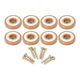 thumbnail image 5 of Piernas De Muebles Pierna De Hierro Piernas Para El Hogar DIY Mid-Century Coffee Coffee Coffee Light Brown 25mm, 5 of 5