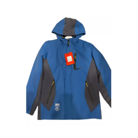 Genérico - Chaqueta Cortaviento Deportiva Ultra Liviana Micropolar Azul Marino, Talla M