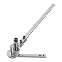 Ioensy - Dobladora Manual Robusta Para Tubos De Latón Y Barras Finas De Acero Inoxidable Y Cobre De 1 Mm A 4 Mm.