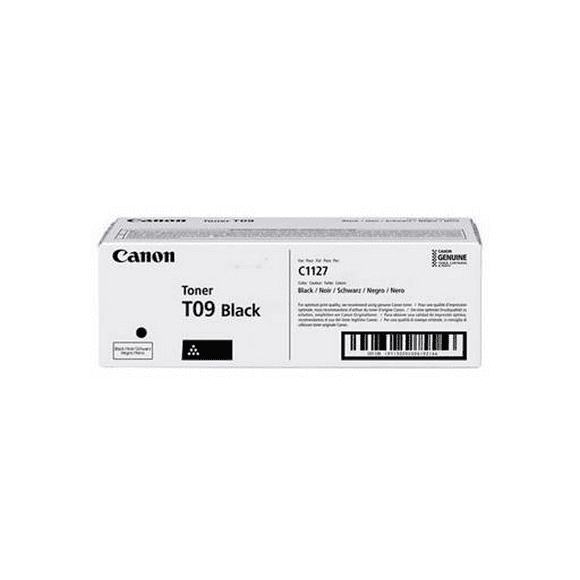 Cartucho de toner Canon T09 Color Negro