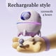 thumbnail image 1 of 1pc 220ML Rechargeable Space Capsule Air Humidifier, USB Ultrasonic Cool Mist Aromatherapy Water Diffuser With Led Light Astronaut, 1 of 3
