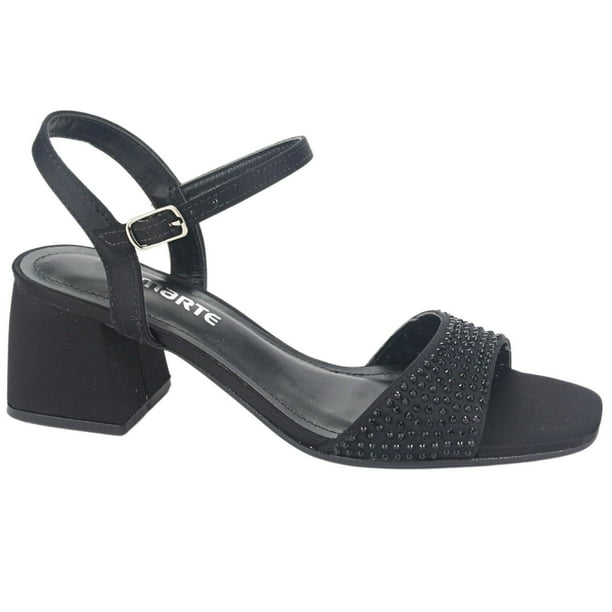 Sandalia Via Marte Mujer 23-9708 C Preto Casual