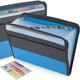 thumbnail image 1 of Get Organized with our Expanding File Folder! 13 Pocket Accordion Document Organizer with Sticky Labels, Fabric/Poly Material, Zipper Closure, and Front Pocket for Letter A4 Paper, 1 of 5