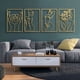 thumbnail image 1 of Decoración mural Glamativity Gold, estilo clásico M, tamaño 43 x 30 cm, 1 of 9