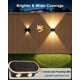 thumbnail image 3 of Luces para cercas Hiromeco pack de 10, impermeables IP65, 3 of 8