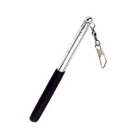 Ioensy - Mástil De Bandera Telescópico De Mano, Mástil De Bandera Portátil Para Guía Turística Para Festivales, Color Negro