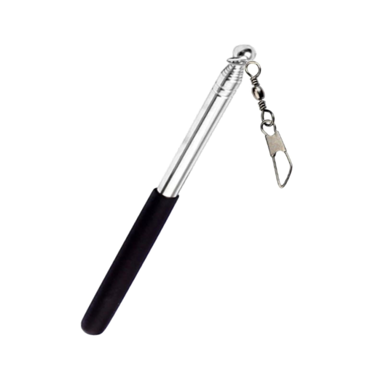 Ioensy - Mástil De Bandera Telescópico De Mano, Mástil De Bandera Portátil Para Guía Turística Para Festivales, Color Negro