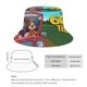 thumbnail image 2 of Tropa Goofy Sombrero bucket para adultos, gorra de protección solar, sombrero de pescador plegable para viajes al aire libre, pesca y actividades de verano, 2 of 6