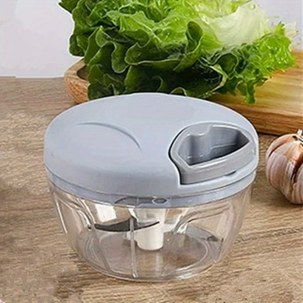 1pc, Vegetable Cutter, Multifunctional Garlic Masher, Garlic Grinder, Garlic Crusher, Vegetable Chopper, Creative Fruit Crusher, Manual Garlic Masher, Kitchen Stuff, Kitchen Gadgets, 500/900ml