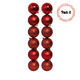 thumbnail image 1 of Pack 12 Esferas Navidad 10cm Decoración Colgantes, 1 of 4