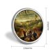 thumbnail image 2 of Ollie perdido-Theme Round Button Badge: Premium Metal Construction, Ideal for High-End Events 2.8 cm, 2 of 6