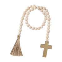 Bothyi - Guirnalda De Cuentas De Madera De Pascua, Decoraciones De Pascua Para Repisa Del Festival De Aniversario