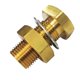 thumbnail image 3 of Acoplamiento de mamparo para tanque Legines 1/4 NPT hembra de latón, 3 of 6
