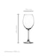 thumbnail image 3 of Set De 6 Copas Vidrio Vino Degustacion Cristal 750 Cc. Linea, 3 of 3