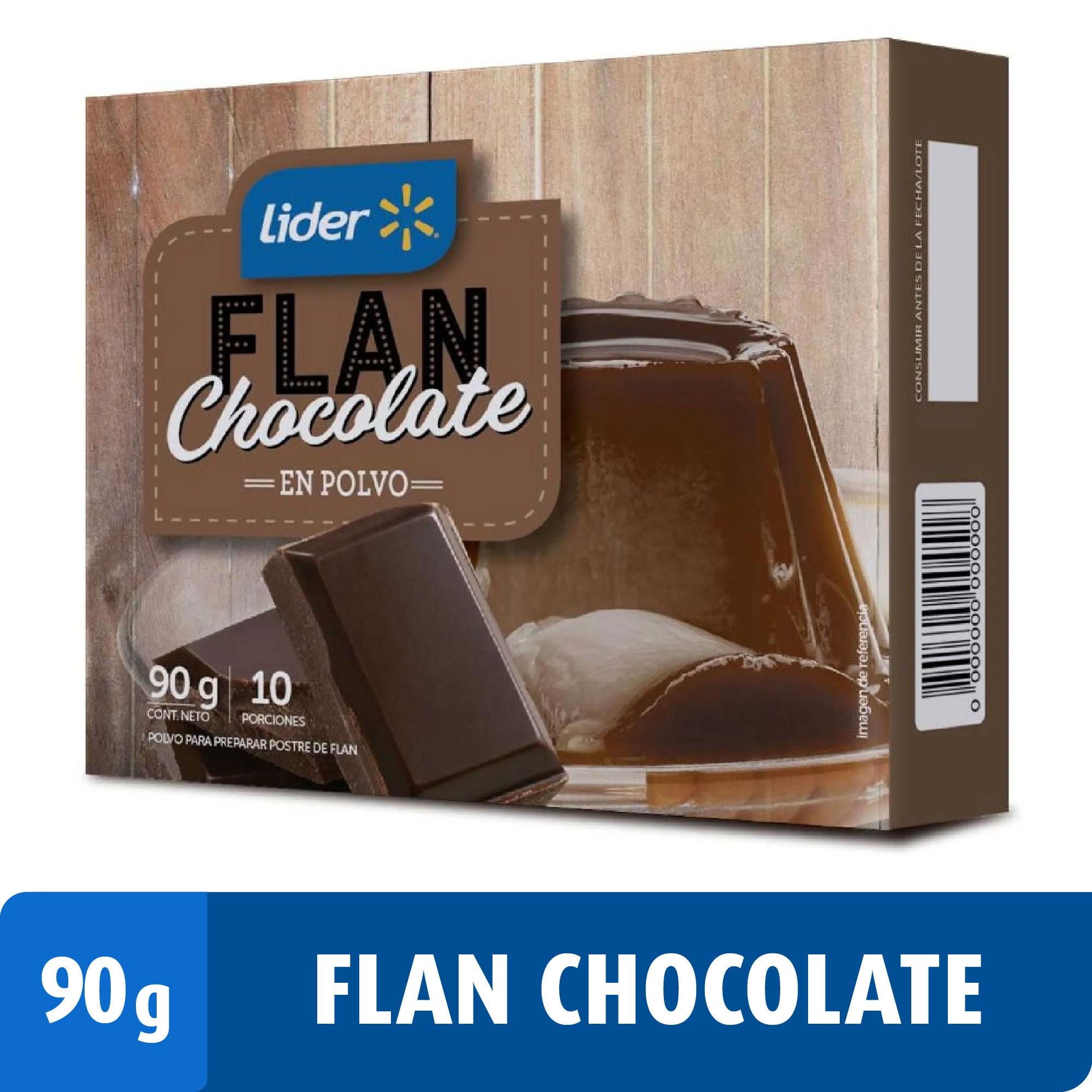 Flan Sabor Chocolate 90 g Lider