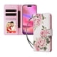 thumbnail image 3 of FOXDOCK Funda Tipo Cartera Floral para iPhone 11 ,Funda con Tapa de Cuero PU, Protección Antigolpes con Ranuras para Tarjetas y Soporte, 3 of 5