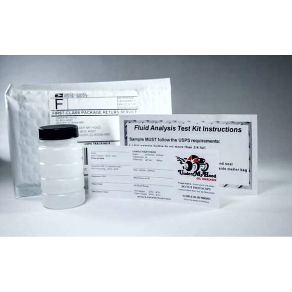 Kit de Análisis de Aceite Under My Hood para Gasolina y Diésel