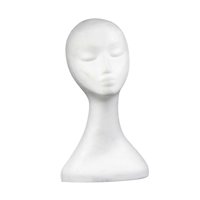 Magideal - Cabeza De Maniquí De Espuma Soporte Para El Cabello Sombrero Peluca Soporte De Exhibición Ligero Robusto Durable Fácil De Llevar Exhibición De Maniquí , Estilo Un Estilo A