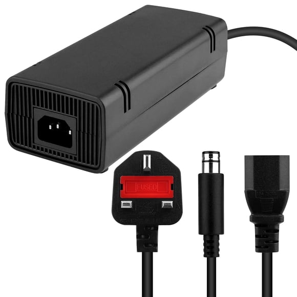 Adaptador de corriente OSTENT para Xbox 360 E con enchufe del Reino Unido, 110-240 V