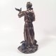 thumbnail image 5 of Figura WU San Francisco de Asís 12 cm Acabado en Bronce y Peltre, 5 of 7
