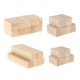 thumbnail image 2 of 25 Piezas De Bloques De Madera De Balsa, Materiales De Trabajo De Madera De Pino Para Manualidades De Modelado DIY, 2 of 5