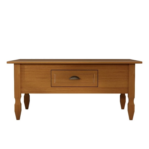 Mesa De Centro Madera Natural Capri