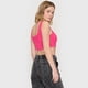 thumbnail image 2 of Peto Mujer Tira Ancha Fucsia Corona, 2 of 5