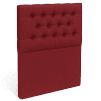 Ethan Desing - Respaldo De Cama 1.5 Plazas Burdeo Capitone