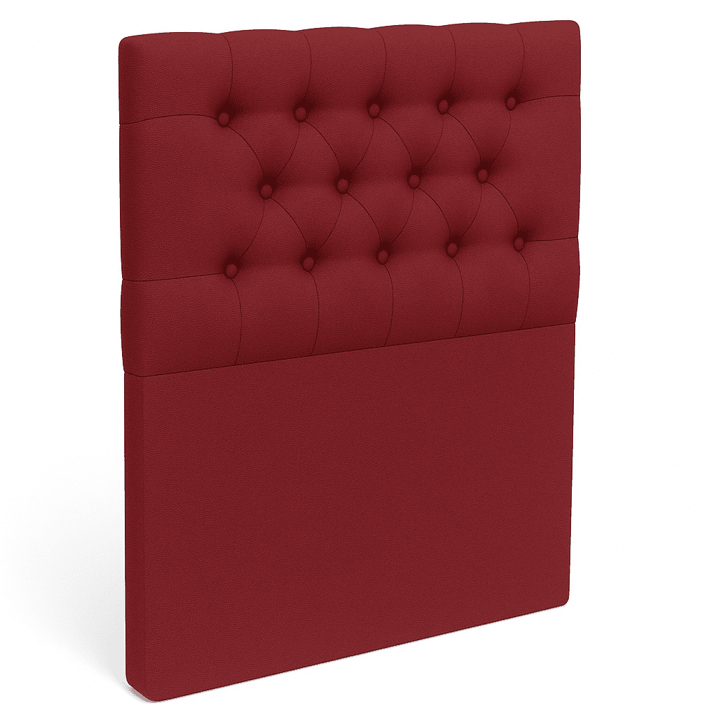 Ethan Desing - Respaldo De Cama 1.5 Plazas Burdeo Capitone