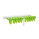 thumbnail image 5 of Soporte Rack De Almacenamiento Sin Perforación Con Clip De Cierre Dispensador 10 Agujeros Verde Transparente, 5 of 5