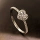 thumbnail image 2 of Cute Heart Design 925 Sterling Silver Promise Ring with Shining Zircon Inlay - Perfect Engagement and Wedding Jewelry for Women, 2 of 4