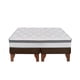 thumbnail image 1 of Cama Europea Stella 2 Plazas 150x190 cm Base Colchón Madera Café, 1 of 3