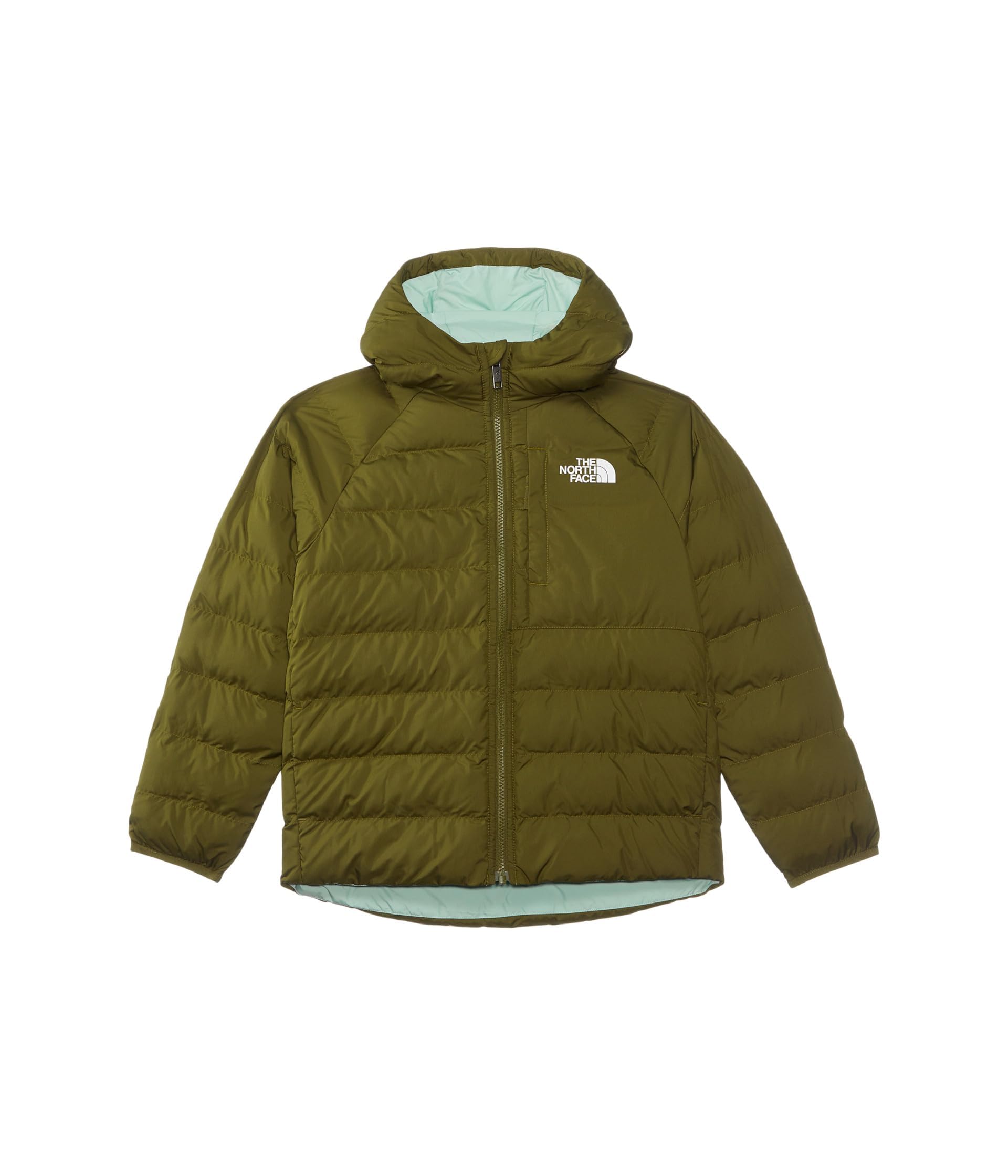 Chaqueta The North Face Reversible Para Niñas Perrito Forest Olive