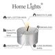 thumbnail image 3 of Velas Tealight HomeLights blancas sin perfume, paquete de 100, 3 of 7