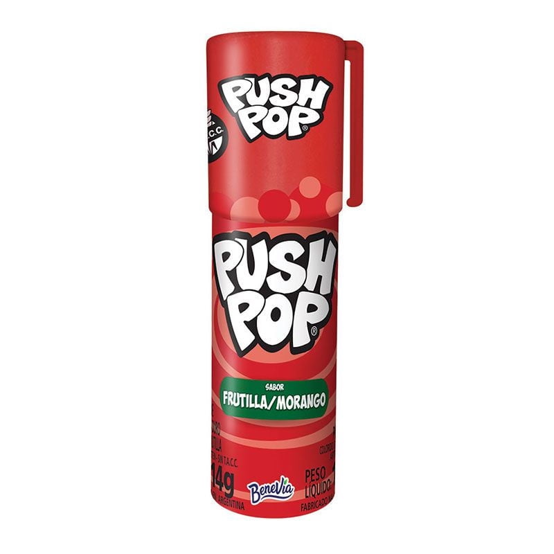Caramelo Push Pop 14 g Topps