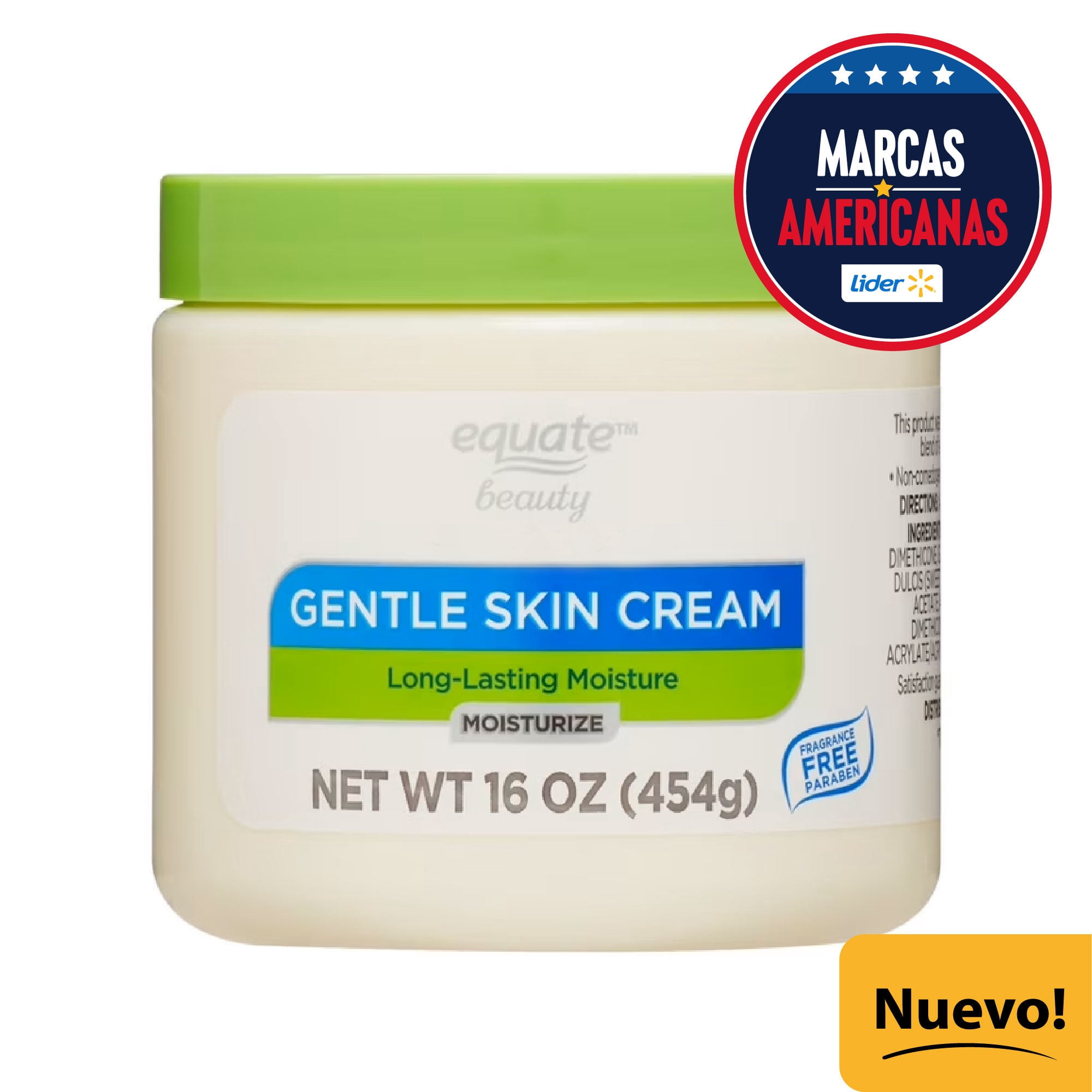 Crema Hidratante Facial Para Piel Seca Y Sensible 454 g Equate Beauty