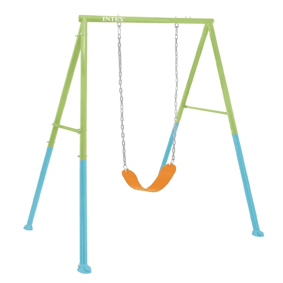 Set Columpio 2 en 1 Intex Two in One Swing Set Verde Azul