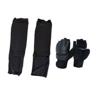 Magideal - Muay Thai Espinilleras Kickboxing, Artes Marciales Equipos De Protección Protección Ajustable Para El Empeine De La Pierna Para Kickboxing, Taekwondo, , S S