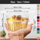 thumbnail image 2 of Vasitos para muffins EUSOAR 100 uds 125 ml con tapas doradas, 2 of 8