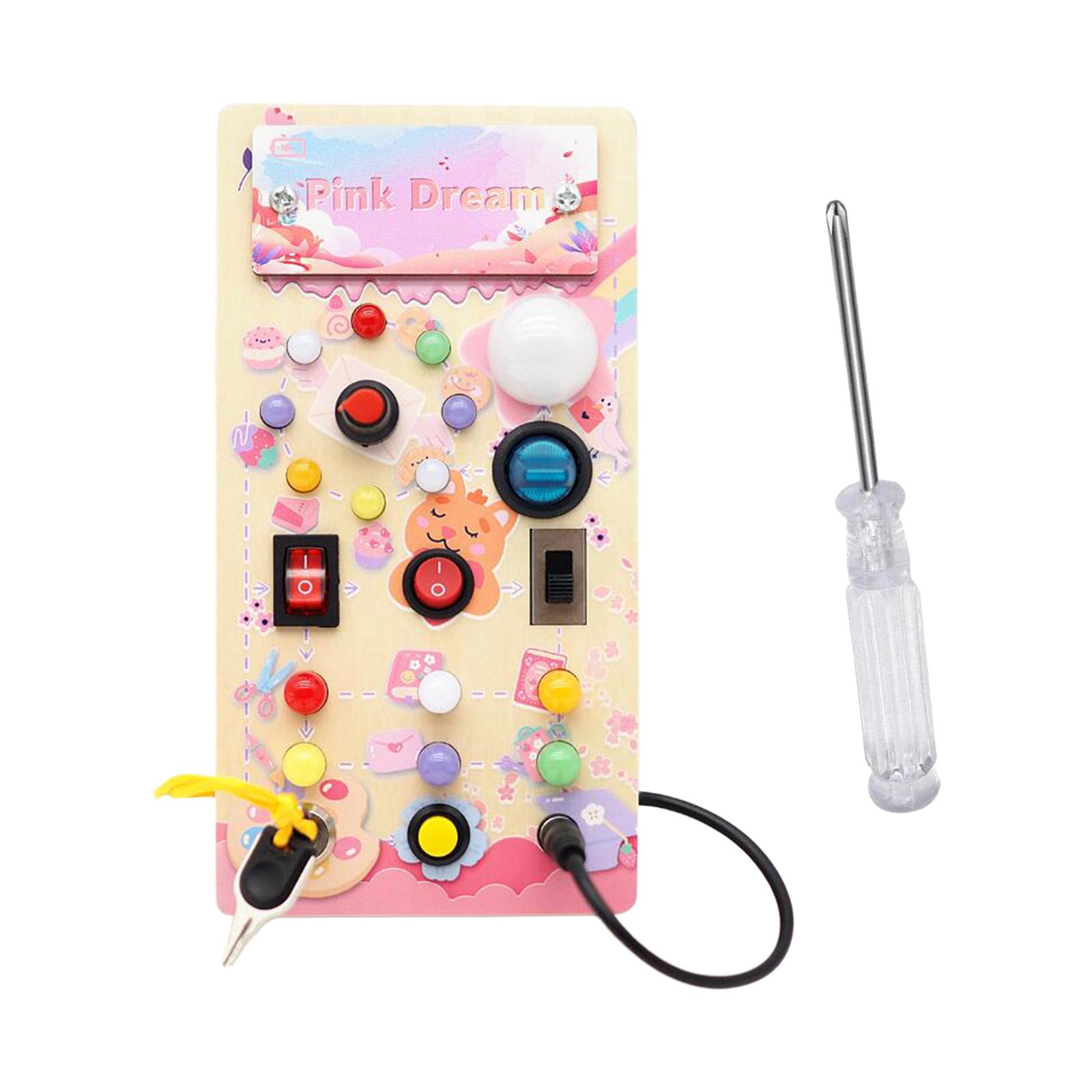 Magideal - Tablero De Trabajo Montessori Para Niños Pequeños, Juguetes Educativos De Desarrollo Temprano Para Niños De Más De 1 Año, Habilidades Básicas Para La , Con Destornillador