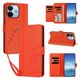 thumbnail image 2 of Funda Cartera Trébol para Xiaomi Redmi Note 17 Pro Plus 5G con Ranuras Tarjetas y Carga Inalámbrica Naranja, 2 of 6