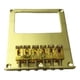 thumbnail image 3 of Piezas De Puente Humbucker Placa De Puente De Guitarra Eléctrica Puente De Guitarra Dorado, 3 of 5