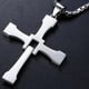 thumbnail image 5 of Collar con la cruz de la película Dom Toretto. Collar con la cruz de Dominic Toretto para hombre y adulto. Cadena de plata., 5 of 7