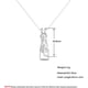 thumbnail image 2 of Collar con colgante de gato saltando en plata de ley 925, ideal como regalo de cumpleaños, boda o para amantes de las mascotas, para mujeres y niñas., 2 of 4