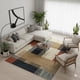 thumbnail image 3 of Alfombra 160x200 diseño elegante multicolor moderna decorativa wm, 3 of 3