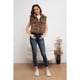 thumbnail image 1 of Chaqueta Corta Mujer Sin Mangas Peluda Animal Print 6097, 1 of 4