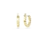 thumbnail image 4 of Pendiente de aro Swarovski Matrix Vittore en tono dorado y blanco, 4 of 5