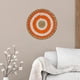 thumbnail image 3 of Circulo Decoración De Mimbre Para Pared Casa Terraza Mediano naranja Tamano Unico, 3 of 8