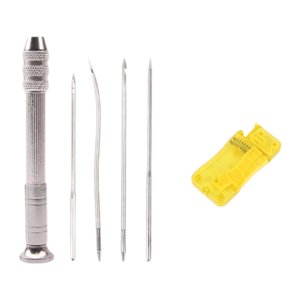 Bothyi - Juego De Alfileres De Costura De Cuero, Herramientas De Reparación De Zapatos Para Tapicería De Zapatos, Cuero, Sin Hilos